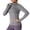 Gray, variant on Naittoop Womens Athletic Jacket Zip Up Workout Sun Protection Jackets Long Sleeve Yoga Tops Slim Fit Mesh Running Gym Shirts