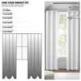 thumbnail image 4 of Mainstays 4 of a Kind Blackout Curtain Panels, Set of 4, White, 28" W x 63" L, 4 of 5