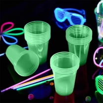 Qiweii 50-Pack Clear Disposable Plastic Cups Heavy-Duty High-Temperature Resistant for Household Drinking Wine Tea