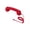 C, variant on Retro Handset for iPhone – Vintage 90s style wired phone with built-in mic and speaker, crystal clear calls, ideal for photos, video chats, and home use