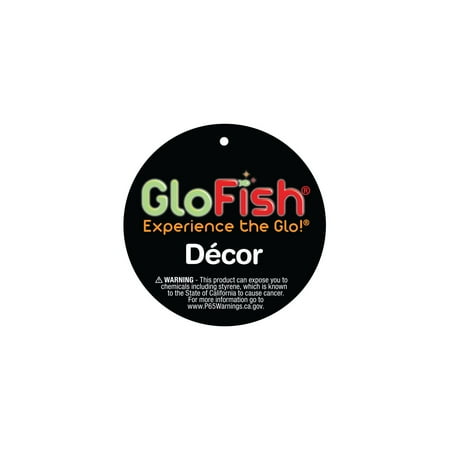 UPC: 0046798780885 | GloFish Plant Aquarium Décor Purple and Pink Medium Fluorescent Under Blue LED Light