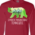 thumbnail image 4 of Inktastic Smoky Mountains, Tennessee- Mountains and Bear Shape Long Sleeve T-Shirt, 4 of 5