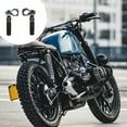 thumbnail image 1 of Baohd 2 Pieces Motorcycle Universal Pedals Folded Footrest Footpeg Electric Mounts Karts Scooters Collapsible Racing Silver, 1 of 6