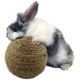 thumbnail image 3 of Pelota de cuerda de césped natural tejida a mano, juguetes para masticar, pelotas de juguete para actividades de animales pequeños, 3 of 7