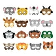 thumbnail image 1 of 16 máscaras de dibujos animados de animales de la , máscara de disfraces de Halloween, máscara facial de animal para fiesta de cumpleaños,, 1 of 8