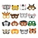 thumbnail image 1 of 16 máscaras de animales del zoológico con dibujos animados, para decorar la cara de los niños, como recuerdo de fiesta., 1 of 9