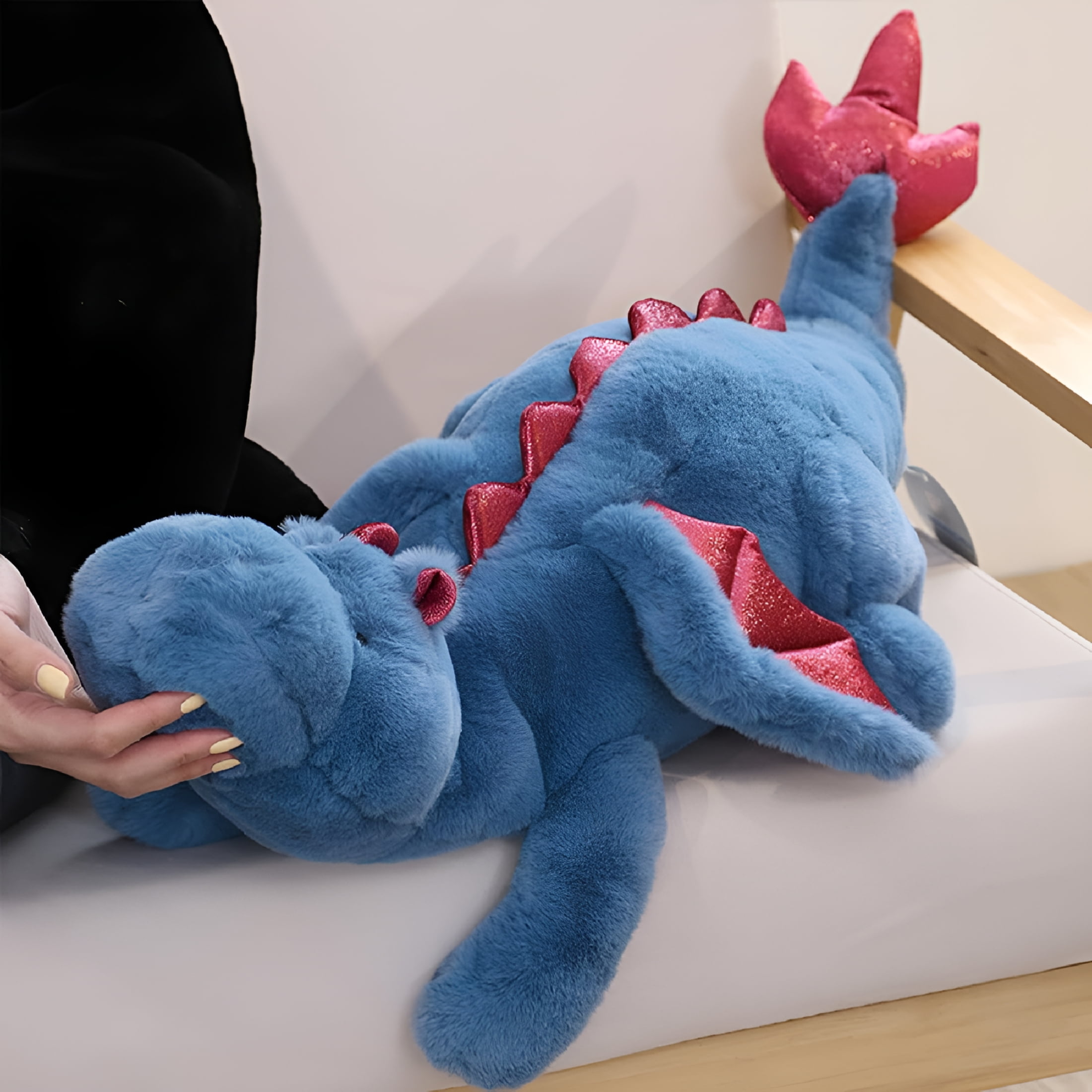 BESTSKY 2026 New Dragon Stuffed Animal,Soft and Sturdy Weighted Stuffed Animals for Kids and Adults,For Bedroom,Playroom,Nursery,Travel,Relaxation