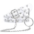 thumbnail image 1 of Clear Double Grommet Belts With Holes for Women Teens Girls Transparent PVC Belt for Jeans Pants, 1 of 4