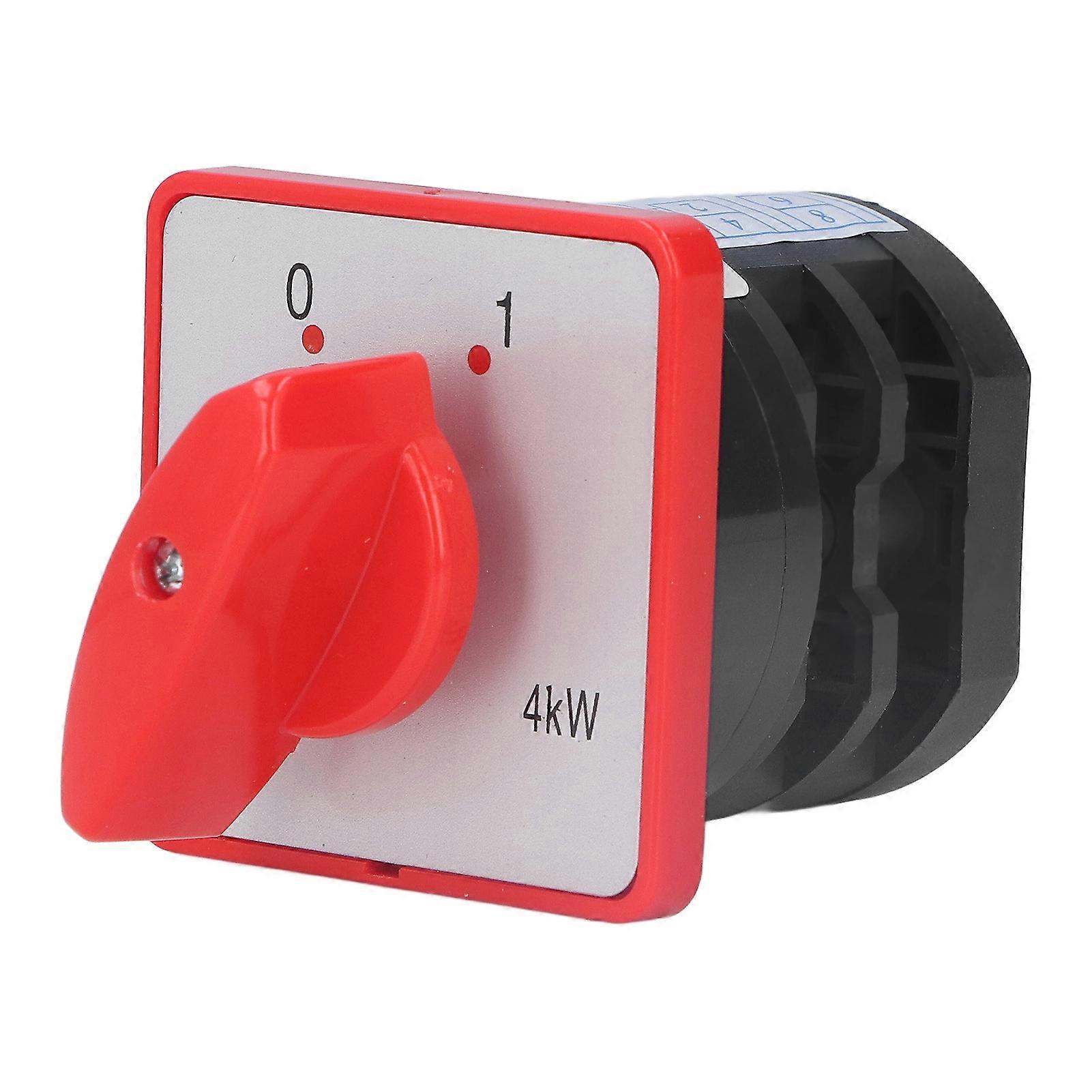 Changeover Switch PC Flame Retardant Combination Selector Switch 2 ...