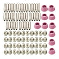 thumbnail image 1 of de consumibles de boquils de antorcha de corte de para antorcha de corte Wsd60, cobre galvanizado, repuestos 90PCS Macarena Juegos de cortadores de plasma, 1 of 7