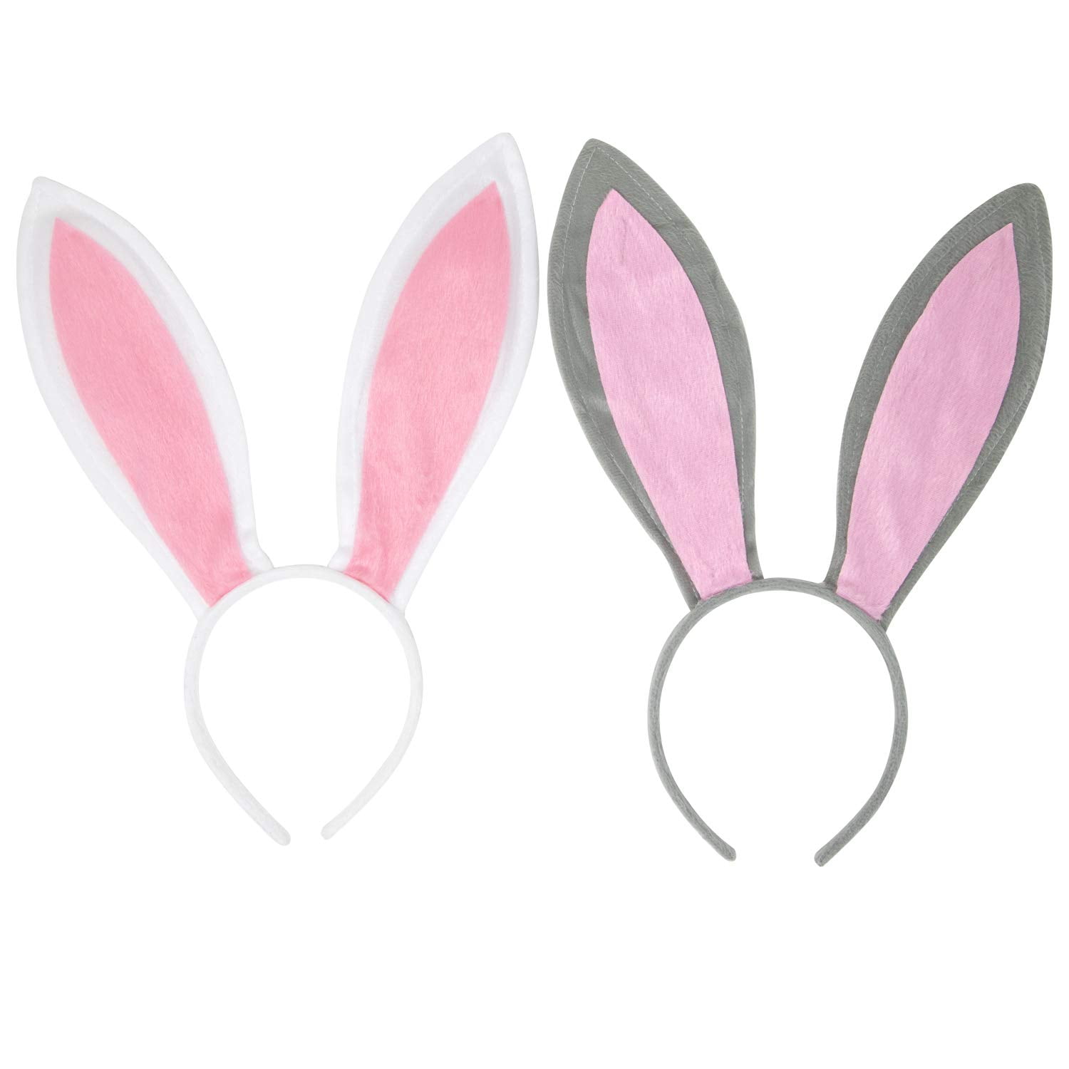 Soft Touch Bunny Ears Headband 2 Pack Easter Alice Party Supplies 