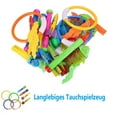 thumbnail image 3 of 21Pcs Diving Pool Toys for Kids, Underwater Swim Toys Set with Drawstring Pouch, Diving Rings Fishes Seaweed Gems for Swimming Pool Game, 3 of 3