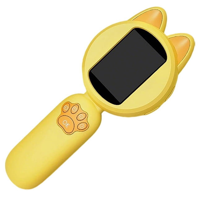 Kids Digital Microscope with 4x Zoom & HD Video, Cute Pet Design Handheld Science Toy for Boys Girls, 2.4 Inch IPS Screen Educational Game Function