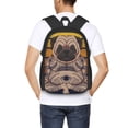 thumbnail image 4 of Disketp Pug dog Yoga Mochila Minimalista de Gran Capacidad, Mochila de Viaje para Escuela, Trabajo o Uso Diario, 4 of 6