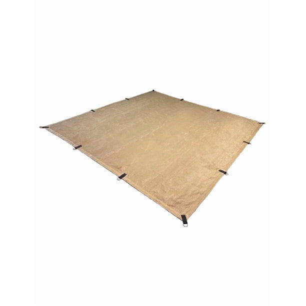Malla Sombra 4x7 Metros - Rectangular Beige - Lonas para Exteriores - Lona para Sombra - Argolla y Bastilla Ultra-Resistente - Protección UV - Fácil Instalación - Malla 4x7 Beige