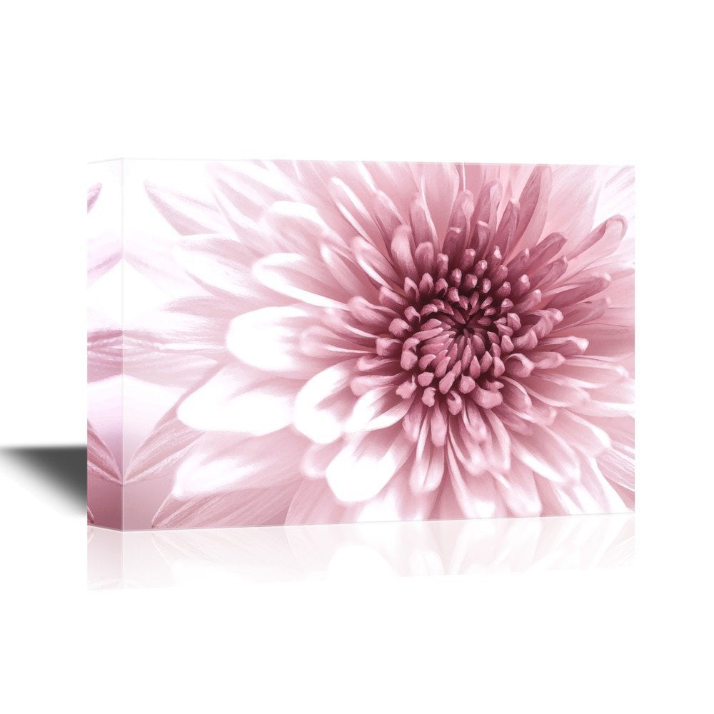 wall26 Floral Canvas Wall Art - Pink Chrysanthemum Flowers - Gallery ...