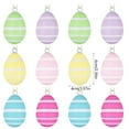 thumbnail image 2 of Darzheoy 12 Pcs Easter Hanging Eggs, 2.4" Easter Eggs Hanging Ornaments, Easter Decorations Eggs Tree Ornaments for Party Birthday Home Garden Decoration, 2 of 6