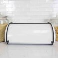 thumbnail image 2 of Roll-Top Lid Steel Bread Box, White, 2 of 3