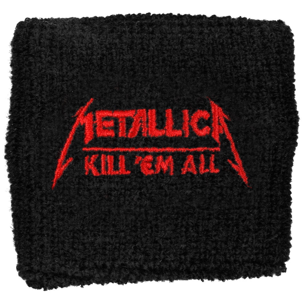 Disturbed Men's Asylum Athletic Wristband - Black Terrycloth Sweatband With White Logo, One Size Fits All, Licensed Music Merch