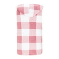 thumbnail image 7 of Women's Fuzzy Fleece Vest Plaid Jacket with Hood Lightweight Soft Warm Sherpa Plush Winter Fall Sleeveless Coat (L, Pink), 7 of 7