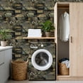 thumbnail image 4 of Peel and Stick Wallpaper Dark Vintage Cottage Raven Lantern Floral Garden Wall Paper 17.7in x 9.8ft Self Adhesive Removable Gothic Moody Contact Paper for Nursery Bedroom Cabinets, 4 of 8