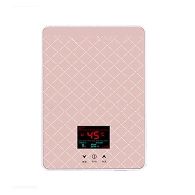 Electric Water Heater Instant Rapid Heating Household Bathroom Shower Small Bath Machine Kitchen Water Heater Without ,Digital Temperature Display