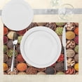 thumbnail image 3 of Ambesonne Retro Place Mats Set of 4, Colorful Herbs Spices, Standard Size, Multicolor, 3 of 6