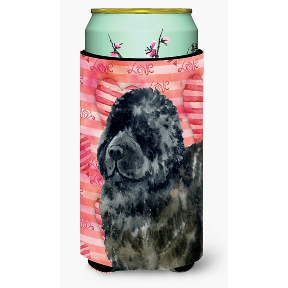 Carolines Treasures BB9758TBC Newfoundland Love Tall Boy Beverage Insulator Hugger Tall Boy multicolor