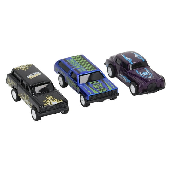 3Pcs Car Toy Pull Back Car Toys Vehicle Models Simulated Fun Car Toy for Children Above 3 Years Old