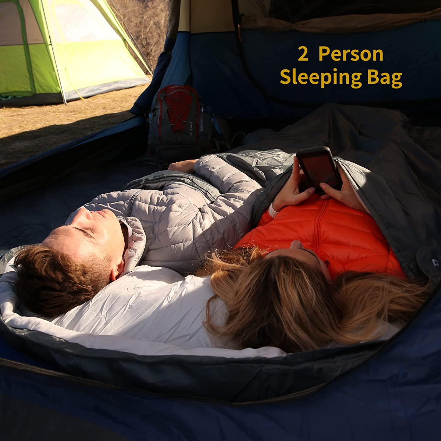 KingCamp Double Sleeping Bag With Pillows Person Camping
