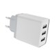 thumbnail image 2 of Carga de dos piezas, cargador de pared USB universal de 3 puertos (5 V 3 A máx.) Adaptador USB universal para Apple iOS, Android, dispositivos portátiles con Windows, etc., 2 of 5
