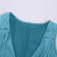 thumbnail image 7 of Adeawade Dresses For Girls Sleeveless Flowy V Neck Fringe Dress Flowy Boho Summer Everyday Wear Casual Clothes S Sky Blue, 7 of 7
