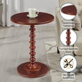 thumbnail image 4 of Convenience Concepts Palm Beach Table à Barreaux, Fini Bois Acajou, 4 of 6