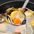 thumbnail image 1 of EGNMCR Measuring Spoons Serving Spoons 304 Stainless Steel Oil Separating Spoon Household Kitchen Soup Oil Separator Oil Removal Soup Drinking Oil Filtering Spoon Oil Draining Spoon separating spoon, 1 of 9