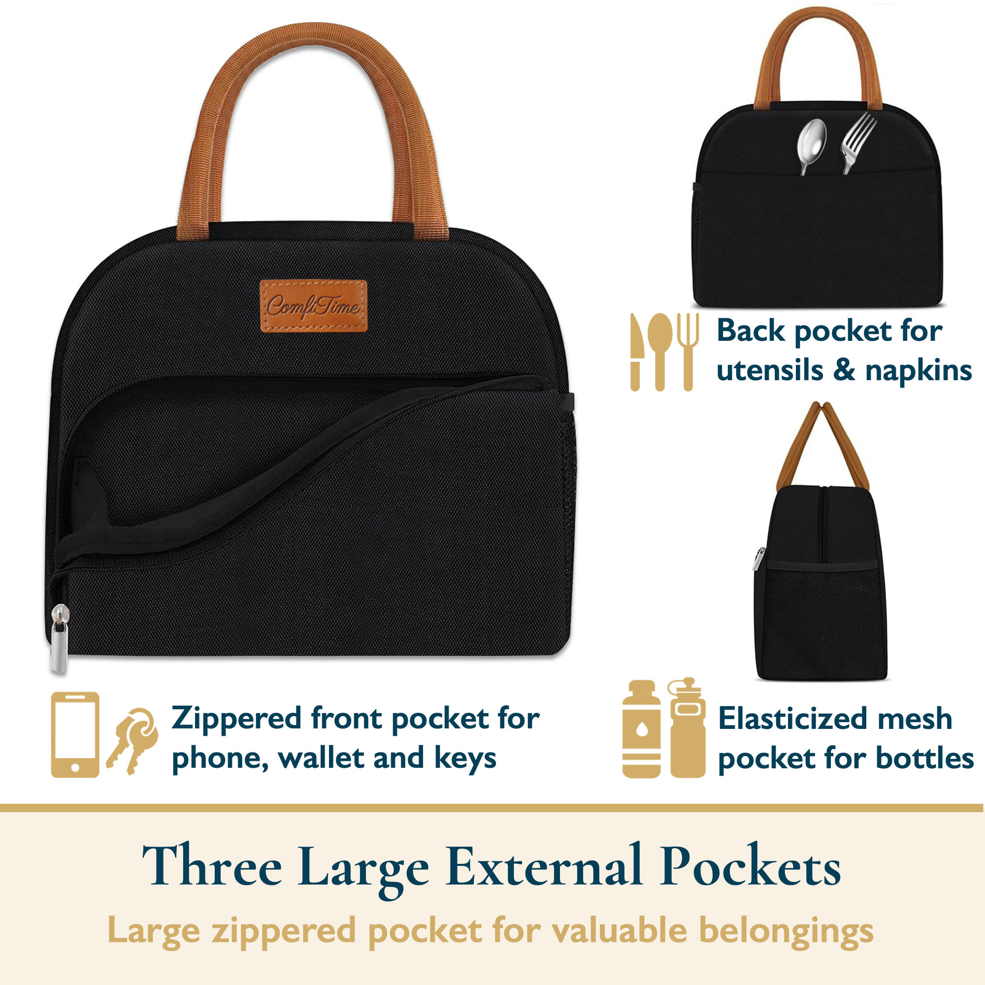 ComfiTime Insulated Lunch Bag, 13L Capacity photo 4