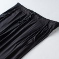 thumbnail image 4 of Men Cotton Pajama Pants Lightweight Soft Pj Trouser Bottoms Casual Lounge Pants with Pocket Size 3XL Black, 4 of 7