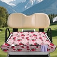thumbnail image 3 of XYZCANDO Golf Cart Seat Covers Portable Breathable, Compatible with Outdoors Summer Club Car Seats Cushion Cover(Strawberry Pattern), 3 of 8