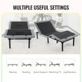 Adjustable Twin XL Bed Frame with Remote Control, USB Ports & Massage