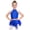 Royal Blue, variant on Kids Girls Latin Dance Suit Sparkly Crop Top and Feather Tassel Briefs Skirt Performance Dress Royal Blue 6