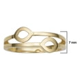 thumbnail image 2 of KoolJewelry 14k Yellow Gold Double Marquise Shape Ring, 2 of 5