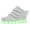 White, variant on Modisza Kids Light up Shoes Boy Girl Sneakers Sport Walking Shoe Hook and Loops Wing Tennis Sneaker Gift for Boys Girls Blue Size 2.5