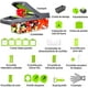 thumbnail image 2 of GALASALA Cortador de Verduras 26 en 1, Picador de Verduras Multifunción, Rallador de Verduras con Acero Inoxidable, Mandolina de Material Calidad Alimentaria, para Frutas Verdura, con Guantes, 2 of 4