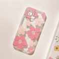 thumbnail image 1 of Pink Flowers Phone Case For iPhone 14 13 11 15 Pro Max 12 Mini XS XR X 8 7 Plus SE 2022 14Pro 13Pro Matte Soft Cover for iphone11ProMax(6.5"), 1 of 4