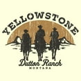 thumbnail image 2 of Men's Yellowstone Riders Of Dutton Ranch Silhouette Graphic T-Shirt, 2 of 4