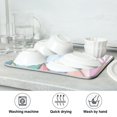 thumbnail image 7 of Yayeee Dish Drying Mat for Kitchen Counter 16"x18" Microfiber Absorbent Pad, Colorful Geometric, 7 of 7