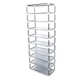 thumbnail image 5 of Fashionable 9 Lattices Non-woven Fabric Shoe Rack - Space-Saving, Compact Storage Solution for Closet, Entryway & Bedroom, 5 of 11