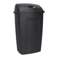 thumbnail image 3 of 13 Gallon Trash Can, Plastic Swing Top Kitchen Garbage Trash Can (Black), 3 of 6
