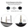 thumbnail image 2 of Vacuum Tire Valve Nut Bike Tire Inner Tube Valve Caps Wrench Kit Cycling Accessories (Black), 2 of 8
