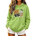 thumbnail image 2 of Molidfa Womens Scary Movies Hoodie Retro Graphic Oversized Halloween Pullover Top, 2 of 5
