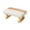 Beige, variant on Tnarru Small Low Ottoman Padded Foot Stool Bench Footrest with Wooden Legs Rectangle Short Step Stool for Couch Household Dining Bed Green